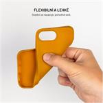 Fixed ReStory TPU gélový kryt pre Apple iPhone 16, zlatý