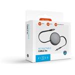 Fixed Retractable Cable navíjací kábel s konektormi USB-C/USB-C, 1m, PD 100W, 480Mbps, sivý