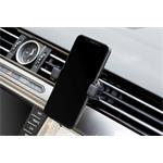 Fixed Roll Vent univerzálny držiak s uchytením do mriežky ventilácie, čierny