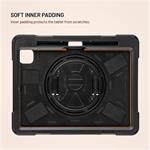 Fixed Rugged Tab Case odolné puzdro so stojanom pre Apple iPad Pro 12.9" (2018-2022)/iPad Air 13" (2024 - 2026), čierne