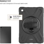 Fixed Rugged Tab Case odolné puzdro so stojanom pre Samsung Galaxy Tab A9+, čierne