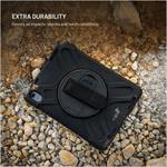 Fixed Rugged Tab Case odolné puzdro so stojanom pre Samsung Galaxy Tab A9+, čierne