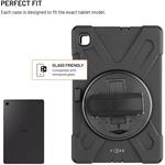 Fixed Rugged Tab Case odolné puzdro so stojanom pre Samsung Galaxy Tab S6 Lite 2020/2022/2024, čierne