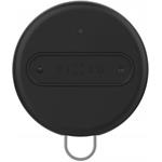 Fixed Sense smart tracker s modrým koženým puzdrom a karabínou