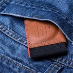 Fixed Sense Tiny Wallet kožená peňaženka so smart trackerom Fixed Sense, červená