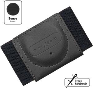 Fixed Sense Tiny Wallet kožená peňaženka so smart trackerom Fixed Sense, čierna