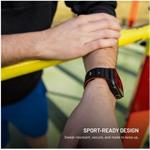 Fixed Silicone Magnetic Strap magnetický remienok pre Apple Watch 44/45/46/49mm, čierny