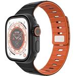 Fixed Silicone Magnetic Strap magnetický remienok pre Apple Watch 44/45/46/49mm, čierny