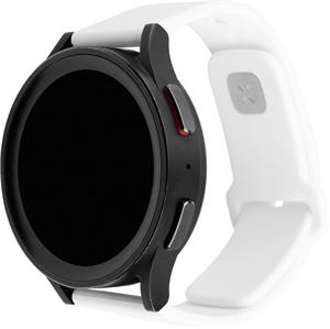 Fixed Silicone Sporty Strap s Quick Release set silikónových remienkov  20mm pre smartwatch, biely