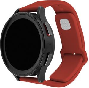 Fixed Silicone Sporty Strap s Quick Release set silikónových remienkov  20mm pre smartwatch, červený