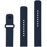 Fixed Silicone Sporty Strap s Quick Release set silikónových remienkov 20mm pre smartwatch, modrý