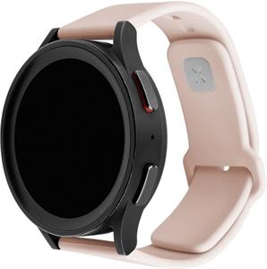 Fixed Silicone Sporty Strap s Quick Release set silikónových remienkov  20mm pre smartwatch, ružový