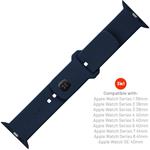 Fixed Silicone Sporty Strap set silikónových remienkov pre Apple Watch 38/40/41mm, modrý