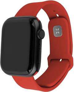 Fixed Silicone Sporty Strap set silikónových remienkov pre Apple Watch 42/44/45mm, červený