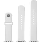 FIXED Silicone Sporty Strap set silikónových remienkov pre Apple Watch Ultra 49mm, biely