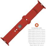 FIXED Silicone Sporty Strap set silikónových remienkov pre Apple Watch Ultra 49mm, červený
