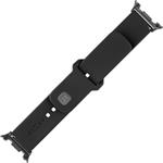 Fixed Silicone Sporty Strap Set silikónových remienkov pre Samsung Galaxy Watch 8, čierny
