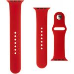 Fixed Silicone Strap set silikonových remienkov na príncípe rýchloupínania pre Apple Watch 38/40/41 mm, červený