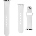 Fixed Silicone Strap set silikonových remienkov na príncípe rýchloupínania pre Apple Watch 42/44/45/49mm, biely