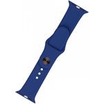 Fixed Silicone strap set silikonových remienkov na príncípe rýchloupínania pre Apple Watch 42/44/45/49mm, oceánsky modr