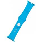 Fixed Silicone strap set silikonových remienkov na príncípe rýchloupínania pre Apple Watch 42/44/45/49mm, sýto-modrý