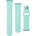 Fixed Silicone strap set silikonových remienkov na príncípe rýchloupínania pre Apple Watch 42/44/45/49mm, sýto-zelený