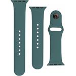 Fixed Silicone strap set silikonových remienkov na príncípe rýchloupínania pre Apple Watch 42/44/45/49mm, zelenomodrý