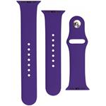 Fixed Silicone Strap Set silikónových remienkov pre Apple Watch 38/40/41 mm, tmavo fialový