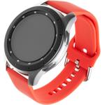 Fixed Silicone Strap silikónový remienok 20mm pre smartwatch, červený