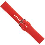 Fixed Silicone Strap silikónový remienok 20mm pre smartwatch, červený