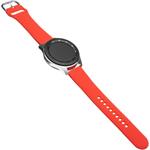 Fixed Silicone Strap silikónový remienok 20mm pre smartwatch, červený