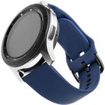 Fixed Silicone Strap silikónový remienok 20mm pre smartwatch, modrý