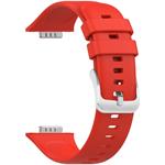Fixed Silicone Strap silikónový remienok pre Huawei Watch FIT 2, červený