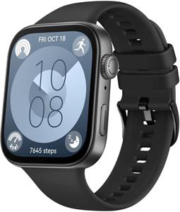 Fixed Silicone Strap silikónový remienok pre Huawei Watch FIT 4/4Pro/3, čierny