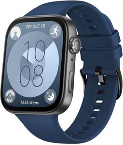 Fixed Silicone Strap silikónový remienok pre Huawei Watch FIT 4/4Pro/3, modrý