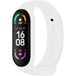 Fixed Silicone Strap silikónový remienok pre Xiaomi Band 7/ Mi Band 6/ Mi Band 5, biely