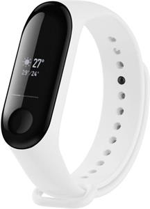 Fixed Silicone Strap silikónový remienok pre Xiaomi Mi Band 3/4, biely