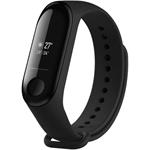 Fixed Silicone Strap silikónový remienok pre Xiaomi Mi Band 3/4, čierny