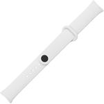 Fixed Silicone Strap silikónový remienok pre Xiaomi Smart Band 10/9/8, biely