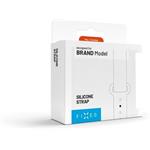 Fixed Silicone Strap silikónový remienok pre Xiaomi Smart Band 10/9/8, biely