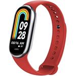 Fixed Silicone Strap silikónový remienok pre Xiaomi Smart Band 10/9/8, červený