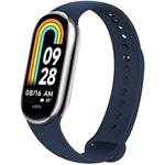 Fixed Silicone Strap silikónový remienok pre Xiaomi Smart Band 10/9/8, modrý