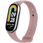 Fixed Silicone Strap silikónový remienok pre Xiaomi Smart Band 10/9/8, ružový