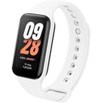 Fixed Silicone Strap silikónový remienok pre Xiaomi Smart Band 8 Active/9 Active, biely