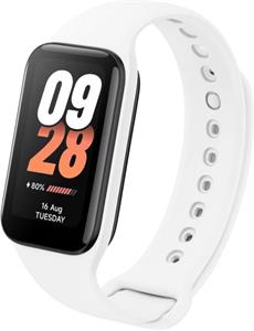 Fixed Silicone Strap silikónový remienok pre Xiaomi Smart Band 8 Active/9 Active, biely