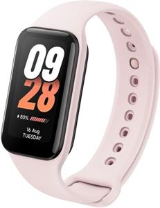Fixed Silicone Strap silikónový remienok pre Xiaomi Smart Band 8 Active/9 Active, ružový