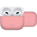 Fixed Silky ultratenké silikónové puzdro pre Apple Airpods 3, ružové