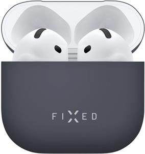 Fixed Silky ultratenké silikónové puzdro pre Apple AirPods 4, modré