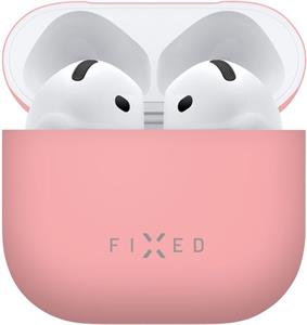 Fixed Silky ultratenké silikónové puzdro pre Apple AirPods 4, ružové