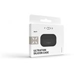 Fixed Silky ultratenké silikónové puzdro pre Apple Airpods, čierne